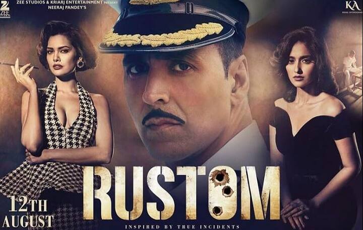 12 अगस्त 2016 को आई फिल्म रुस्तम जिसमें अक्षय कुमार नेवी ऑफिसर बने थे. इस फिल्म का निर्देशन टीनू सुरेश देसाई ने किया था और ये फिल्म बॉक्स ऑफिस पर सुपरहिट साबित हुई थी.