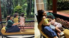 Nayanthara with Kids : குழந்தைகளை கொஞ்சி விளையாடும் நடிகை நயன்தாரா!