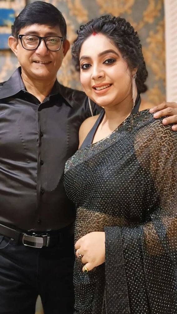 কালো পোশাকে কাঞ্চন-শ্রীময়ীর ট্যুইনিং, ভাইপোর জন্মদিনে হুল্লোড়