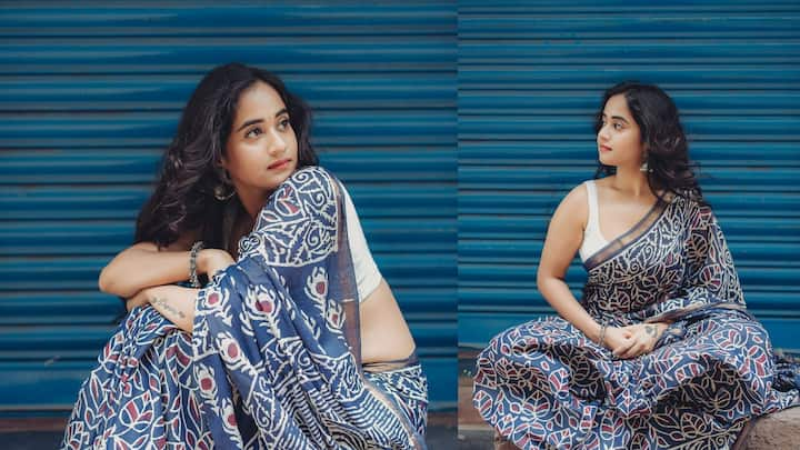 Deepthi Sunaina Latest Photos : దీప్తి సునయన తన లేటెస్ట్ ఫోటోలను ఇన్​స్టాలో షేర్ చేసింది. చీరలో ఫోటోలకు అందంగా ఫోజులిస్తూ చాలా అందంగా కనిపించింది.