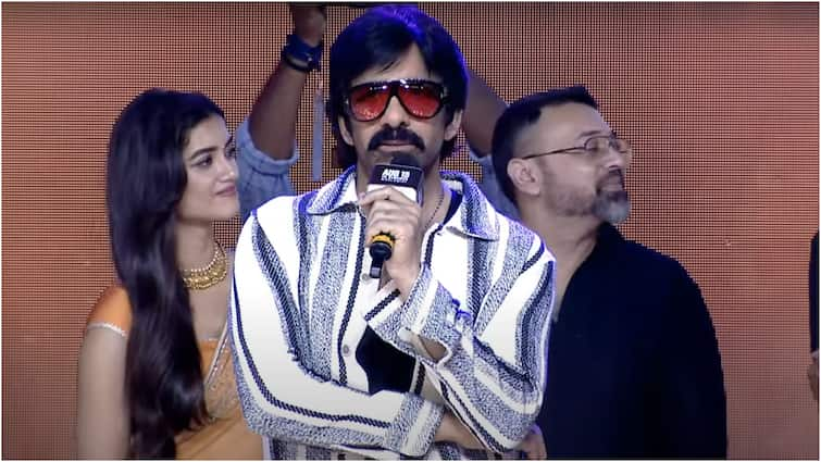 Ravi Teja thanks all technicians and speaks high about harish shankar at Mr Bachchan Pre Release Event Ravi Teja: అలా షాకిస్తాడని అస్సలు ఊహించలేదు - హరీష్ శంకర్‌పై రవితేజ కామెంట్స్