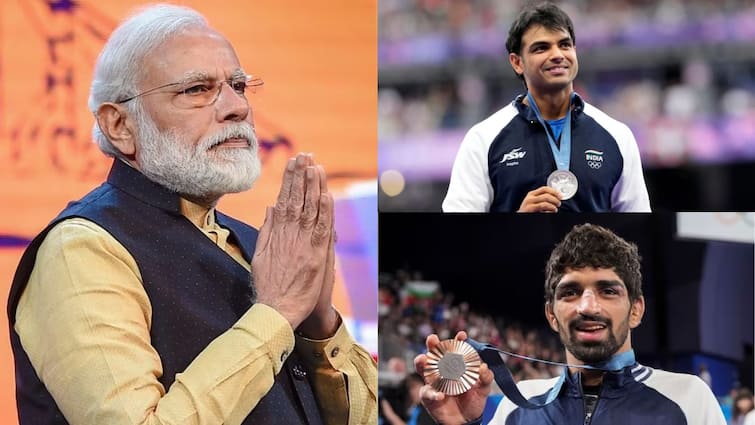 pm modi best wishes indian athletes participated in paris olympics 2024 narendra modi says india proud of them Olympics 2024: पीएम मोदी ने नहीं छोड़ी कोई कसर, यूं किया भारतीय एथलीटों का सम्मान; आपका सीना गर्व से हो जाएगा चौड़ा