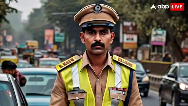 Software Engineer escape from Challan to say Namaskar to Policeman Traffic rules violation police may take action Traffic Police: जान दांव पर लगाकर चालान से बचने का अनोखा तरीका, क्या पुलिस लेगी एक्शन?