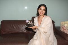 Sara Ali Khan Celebrates Birthday With Paparazzi, Cuts Cake. See Pics
