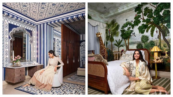 Sonam Kapoor has opened the doors to her stunning Mumbai residence, revealing a perfect blend of traditional and contemporary architectural styles.