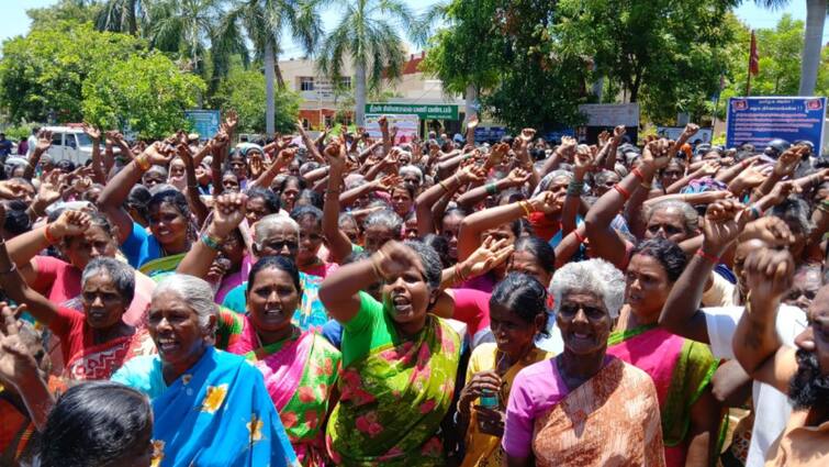 Trichy news More than 500 people besieged the district collector office and protest - TNN திருச்சியில் பரபரப்பு.. ஆட்சியர் அலுவலகத்தை முற்றுகையிட்ட 500 பேர் - காரணம் என்ன?