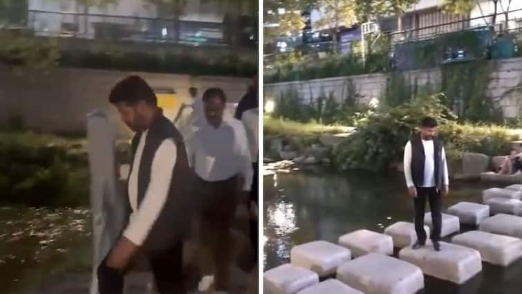 Revanth Reddy visits Cheonggyecheon stream in Seoul and found inputs to rejuvenate River Musi in Hyderabad Revanth Reddy: రాత్రివేళ సియోల్‌లో నది వెంట రేవంత్ రెడ్డి పరిశీలన - ఇంతకీ అక్కడేం చేస్తున్నారు?