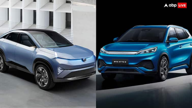 Tata Curvv EV Vs BYD Atto 3 Specifications Features Safety Range Price which is better to buy know here Tata Curvv EV Vs BYD Atto 3: कौन सी कार आपके लिए रहेगी बेहतर? कीमत से फीचर्स तक जानें सब