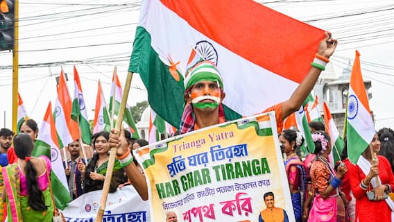 CRPF Personnel To Students, 'Har Ghar Tiranga' Takes Flight Ahead Of Independence Day — IN PICS