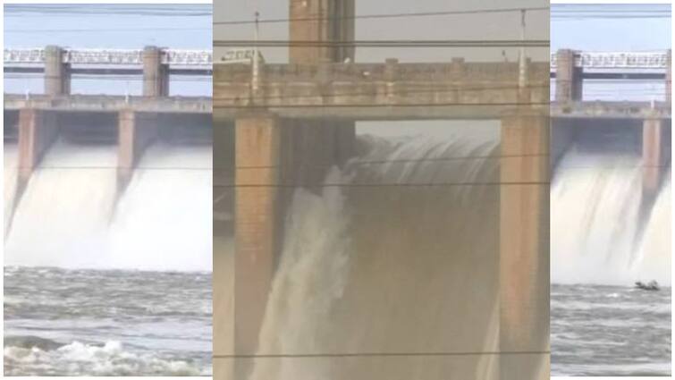 Officials installing a gate in the Tungabhadra reservoir and The investigation into the incident is ongoing Tungabhadra Dam Gate: తుంగభద్ర డ్యాం భద్రమేనా ? గేటు ఎలా కొట్టుకుపోయింది? చుట్టుముడుతున్న అనుమానాలు