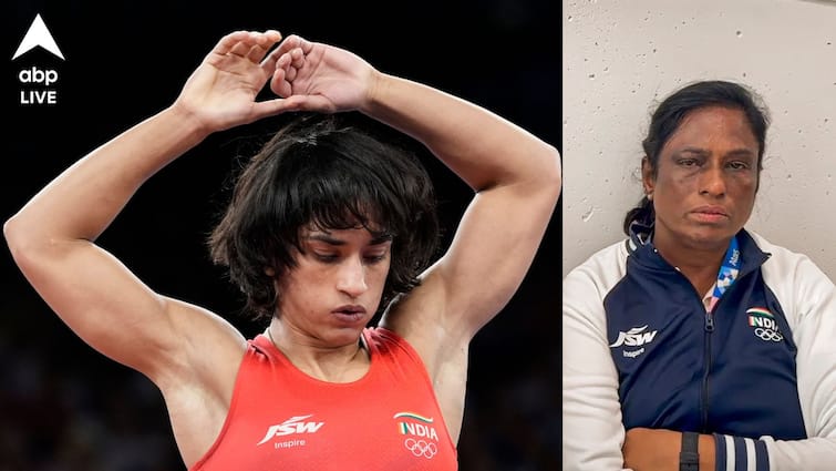 Paris Olympics 2024 IOA president P T Usha says responsibility falls on athlete in Vinesh Phogat case Vinesh Phogat: আদালতের রায়ের আগে নিজের দেশের কিংবদন্তির তোপের মুখে বিনেশ, কী এমন বললেন ঊষা?