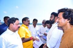 Tungabhadra Reservoir: తుంగభద్ర జలాశయాన్ని పరిశీలించిన ఏపీ మంత్రులు- తాత్కాలిక గేటు ఏర్పాటుకు అధికారుల ప్రయత్నాలు