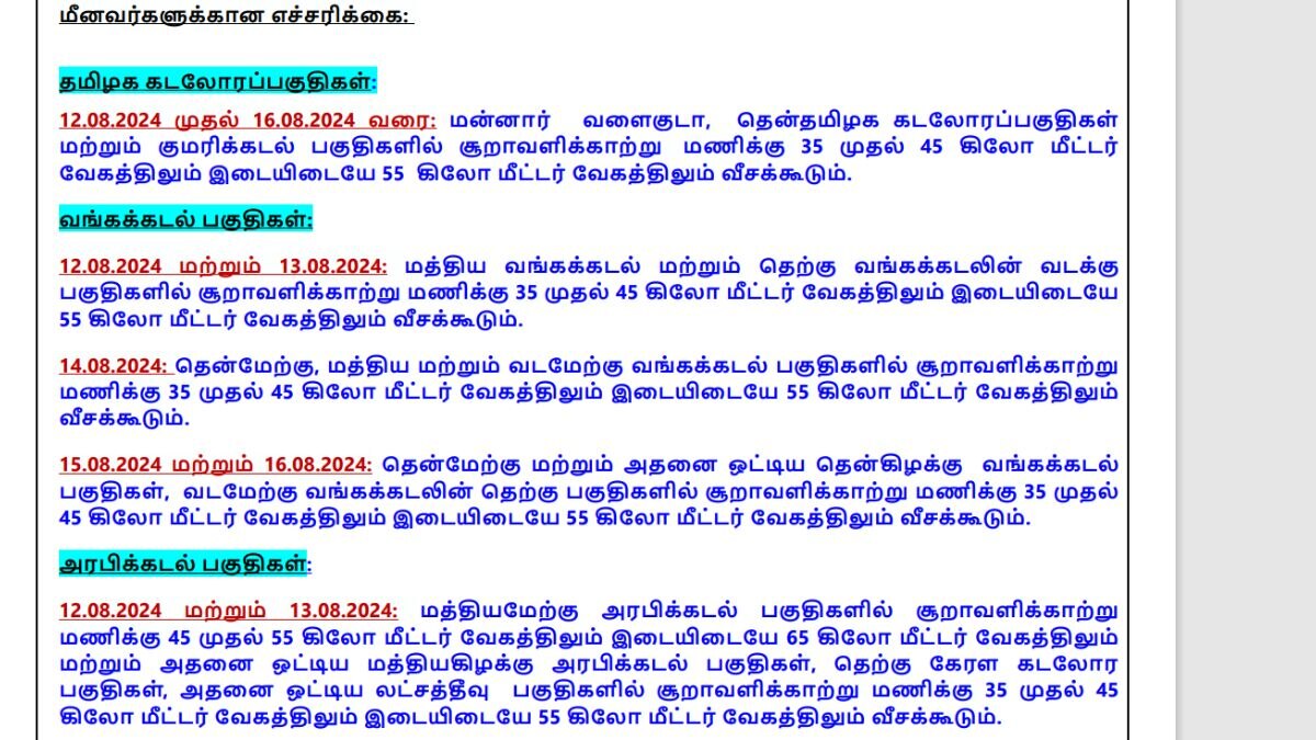 TamilNadu Rain:  இன்று 2 மாவட்டங்களுக்கு ஆரஞ்சு அலர்ட்; 8 மாவட்டங்களுக்கு கனமழை: இந்த மாவட்ட மக்கள் உஷார்..!