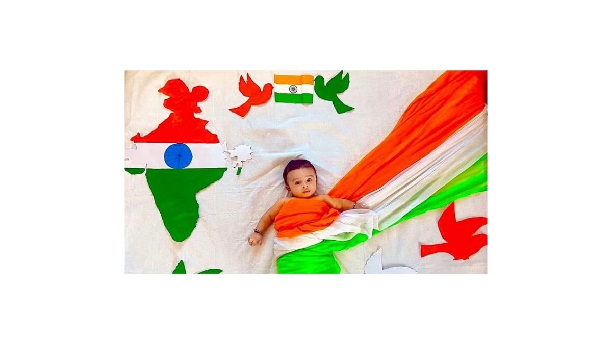 Independence Day Baby Photoshoot : स्वातंत्र्यदिन निमित्त मुलांचे फोटोशूट करायचंय? ट्रेंडमध्ये असलेल्या 'या' भन्नाट आयडिया जाणून घ्या