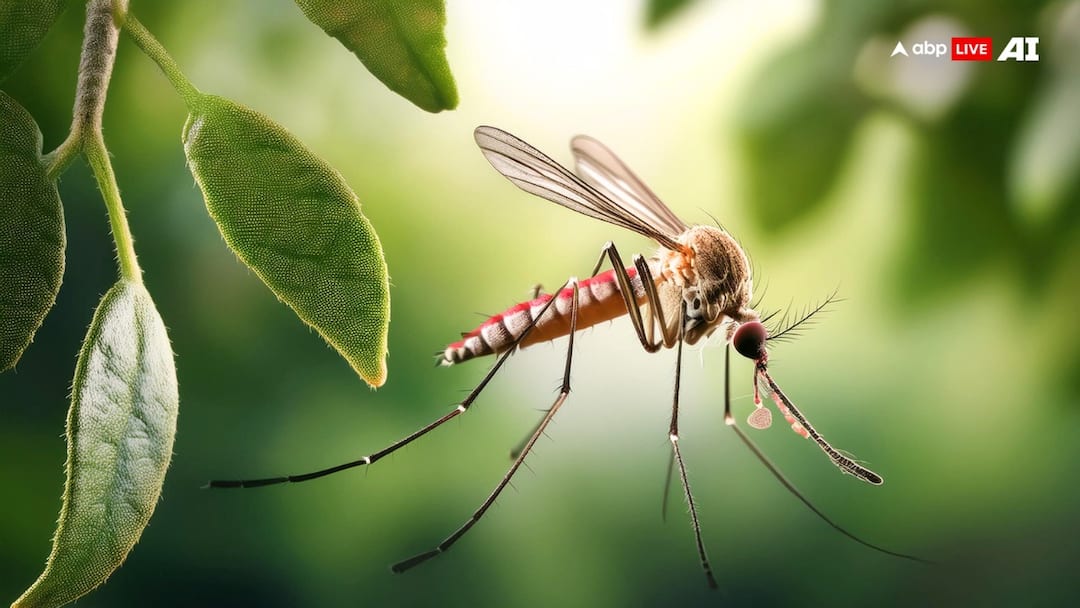 How high can a dengue mosquito fly?