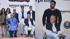 Angry Young Men के ट्रेलर लॉन्च इवेंट में दिखी सलीम-जावेद की जोड़ी, ऑल ब्लैक लुक में पहुंचे सलमान खान, देखें तस्वीरें