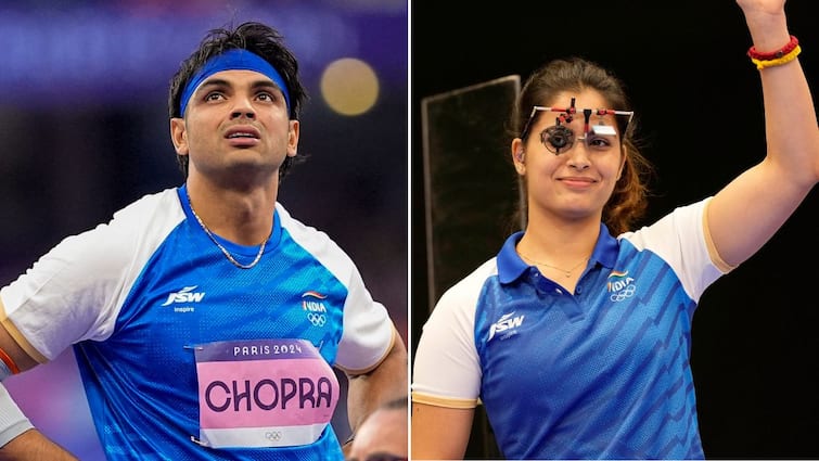 Neeraj Chopra Dating Manu Bhaker Social Media Rumours Father Reaction Olympics Medallists Neeraj Chopra Dating Manu Bhaker? Ace Shooter's Father Reacts To Star Olympians' Social Media Rumours