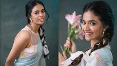 Keerthy  Suresh: చేతిలో పూలు, చిలిపి పోజులు- ఫన్నీగా ఆకట్టుకుంటున్న కీర్తి సురేష్