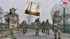 भारतीय सीमाओं पर बीएसएफ के जवानों ने कंटीले तारों पर टांगी हुई हैं खाली बीयर की बोतलें