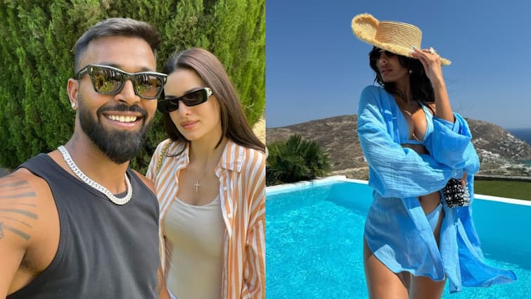 Hardik Pandya and his rumoured Girlfriend British Singer Jasmin Walia on same location in Greece watch photo and Video Hardik Pandya Girlfriend: ब्रिटिश सिंगर के प्यार में हार्दिक पांड्या 'क्लीन बोल्ड'? नताशा से तलाक के बाद खुल्लम खुल्ला फरमा रहे इश्क