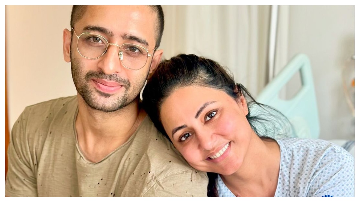 Shaheer Sheikh Visits 'Cherished Friend' Hina Khan In The Hospital: 'You Are Fiery And Fearless'