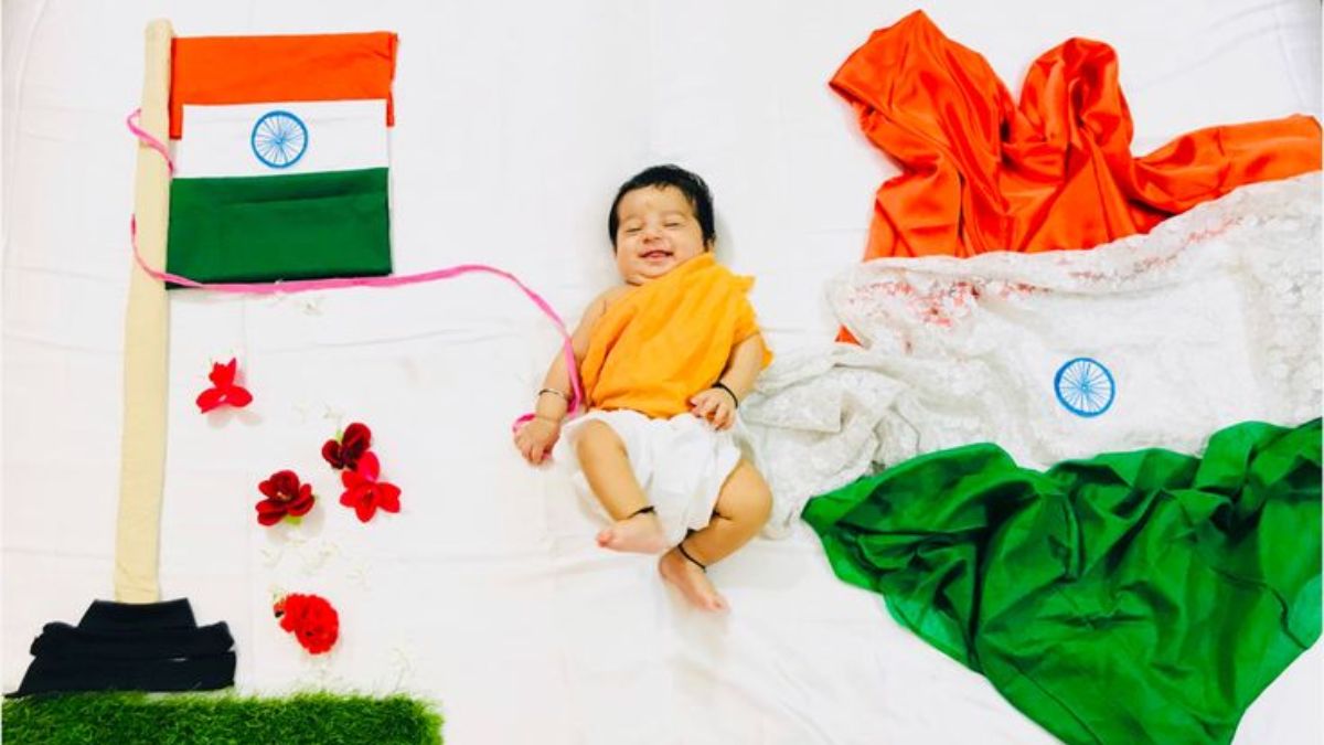 Independence Day Baby Photoshoot : स्वातंत्र्यदिन निमित्त मुलांचे फोटोशूट करायचंय? ट्रेंडमध्ये असलेल्या 'या' भन्नाट आयडिया जाणून घ्या