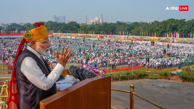 Independence Day 2024 pm narendra modi will hoist flag at red fort 6000 special guests Viksit bharat 2047 theme know full day schedule विकसित भारत @2047 की थीम, 6000 विशेष मेहमान; स्वतंत्रता दिवस पर पीएम मोदी को मिलेगी 21 तोपों की सलामी