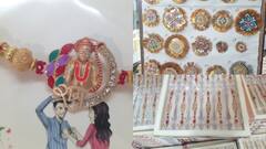 जोधपुर में राखियों के सजे बाजार, मुख्य आकर्षण बनीं भगवान राम और हनुमान के साथ मोदी-योगी की राखियां