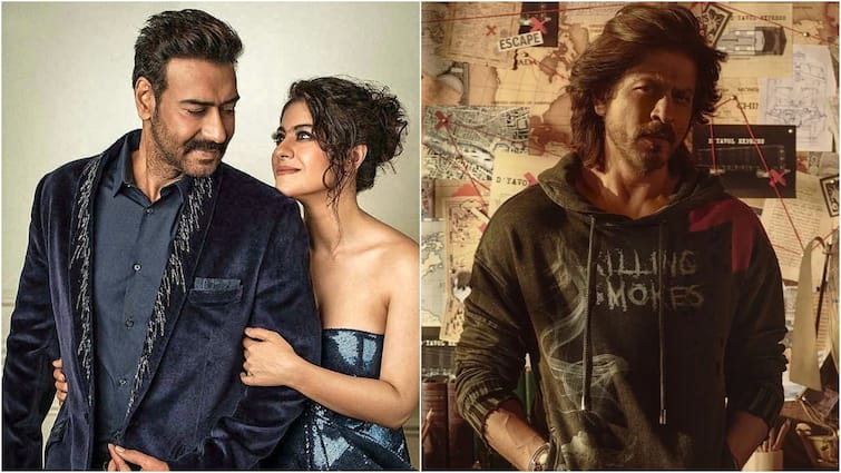 Kajol On Rumored Feud Between Shah Rukh Khan And Ajay Devgn Watch Viral Video When Kajol Addressed Rumored Feud Between Shah Rukh Khan And Ajay Devgn, Says 'Because They Haven't Been Seen Drinking...'