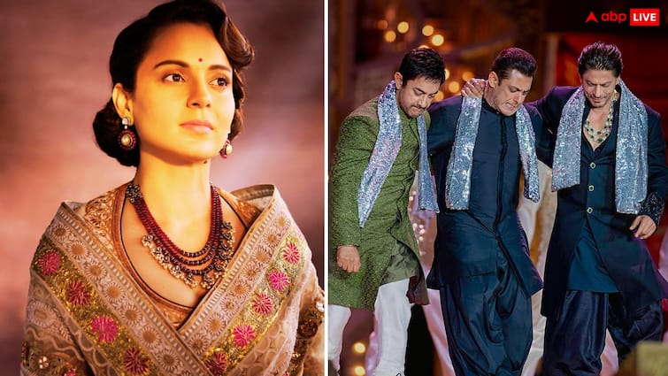 Kangana Ranaut Reaction On Directing 3 Khans of bollywood Salman Khan Shahrukh Khan Aamir Khan सलमान जिनको खटकते है वो नफरत ही करेंगे, तीनों खान्स को डायरेक्टर करने के सवाल पर कंगना ने दिया ऐसा जवाब