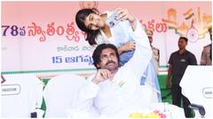Pawan Kalyan: కాకినాడలో పవన్ కల్యాణ్ పంద్రాగస్టు వేడుకలు- కుమార్తె ఆద్యతతో సెల్ఫీ దిగిన ఫొటో వైరల్