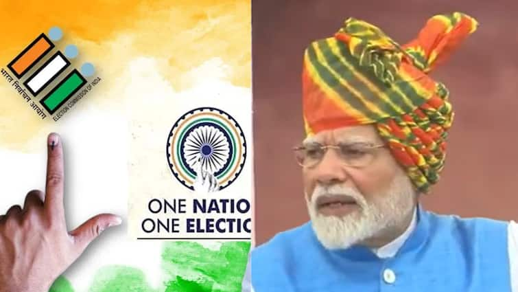 pm modi independence day speech talk about one nation one election and secular civil code PM Modi Speech: स्वातंत्र्यदिनाच्या भाषणात पंतप्रधान मोदींचं 'वन नेशन, वन इलेक्शन'बाबत महत्त्वाचं भाष्य, 1 लाख तरुणांना राजकारणात आणण्याची योजना