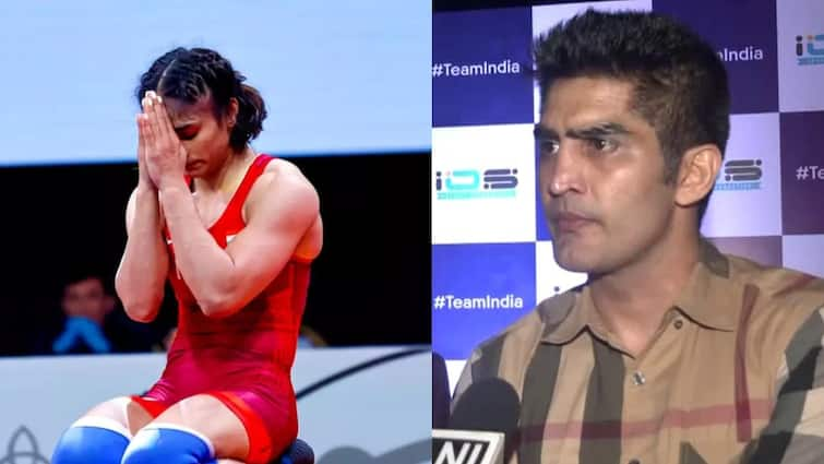 2008 beijing olympics medalist boxer vijender singh calls vinesh phogat case dismissed news unfortunate not get silver medal Vinesh Phogat: विनेश फोगाट के लिए दुखी है पूरा देश, अब बहुत बड़ी बात बोल गए बॉक्सर विजेंदर सिंह