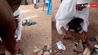 एग्जाम में नंबर आए कम तो मम्मी-पापा ने पत्थर पर रखकर तुड़वा दिए फोन, वीडियो हुआ वायरल
