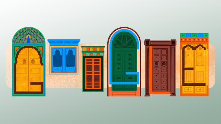 India Independence Day 2024 Google Doodle Today August 15 Design Narendra Modi India Independence Day 2024 Celebrated By Google Doodle With A Homage To Nation's Diverse Architecture: Check It Out