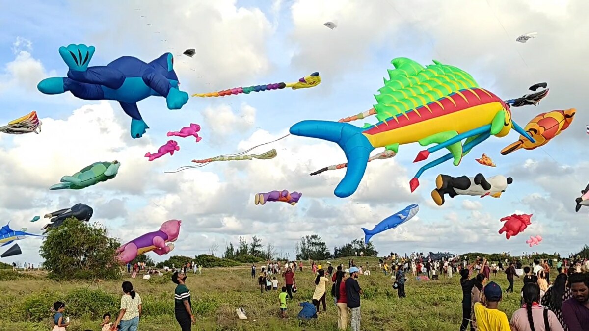 Kite Festival 2024 : பறக்குது பறக்குது கலர் கலர் பட்டம்..! சென்னை மக்களே மிஸ் பண்ணிடாதீங்க..! 