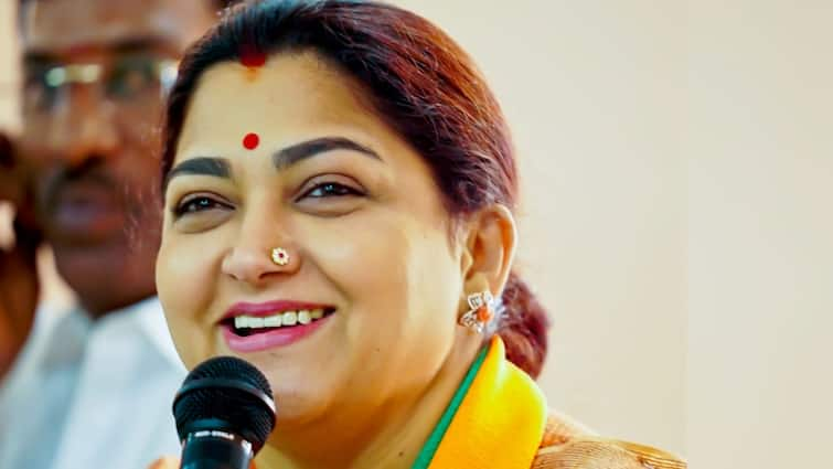 Khushbu Sundar Khusboo Resigns From National Commission For Women To Rejoin Active Politics Khushbu Sundar Resigns From National Commission For Women To Rejoin Active Politics