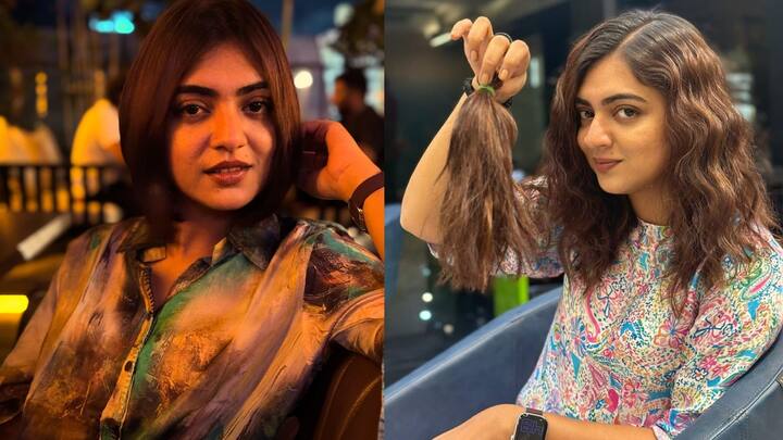 Nazriya Nazim Photos : “ஹேர் கட் செய்ததற்கு, அம்மா என்னை கொலை செய்யப்போகிறார்” என்ற கேப்ஷனை புது லுக்கின் புகைப்படங்களுடன் பதிவிட்டுள்ளார் நஸ்ரியா.