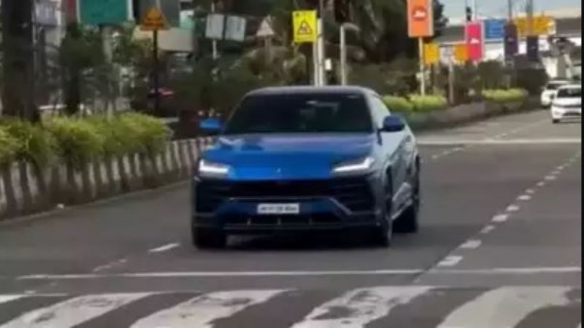 Rohit Sharma Takes Out His Lamborghini For A Drive In Mumbai. Don't Miss The Special Number Plate In Viral Video