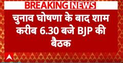 Assembly Elections 2024: BJP Holds Major Meeting Post-Election Announcement; PM Modi tT Address | ABP News