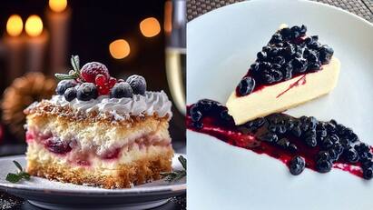 No-Bake Blueberry Cheesecake Recipe in Tamil Check in Details No-Bake Blueberry Cheesecake: கேக் சாப்பிட ஆசையா? எளிதாக செய்யலாம் - சீஸ் கேக் ரெசிபி இதோ!