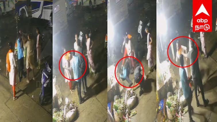 CCTV footage of two youths and three transgenders assaulting two youths at Viluppuram New Bus Station at night has surfaced திருநங்கையிடம் பேரம்.. இளைஞர்களை வெளுத்துவாங்கிய திருநங்கைகள்.. பரபரப்பு காட்சிகள்..