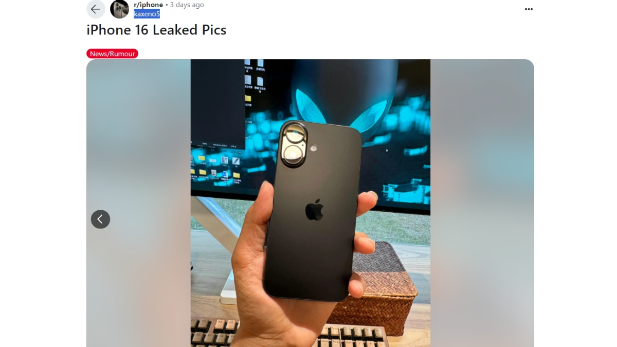 Reddit User Shares Alleged Leaked Renders Of iPhone 16, Here's What The Camera Setup Looks Like