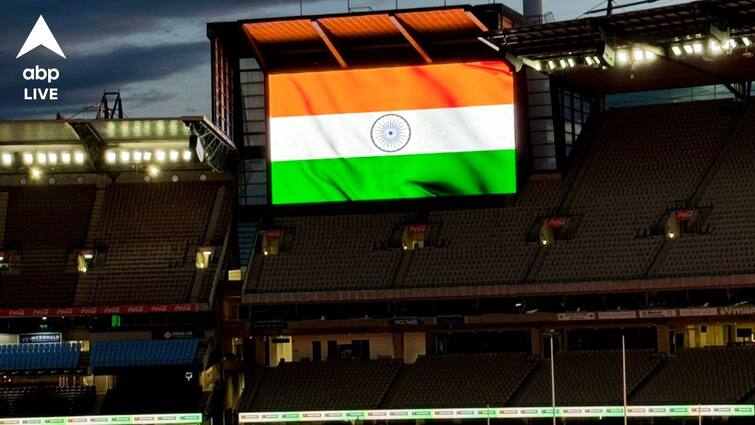 Independence Day 2024 India National Flag Displayed On Big Screen At Melbourne Cricket Ground MCG Independence Day 2024: মেলবোর্নে জমকালো অনুষ্ঠান, অস্ট্রেলিয়ার ক্রিকেট মাঠে ভারতের তেরঙ্গা 'লহরা দো'