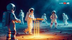 AI Pictures: सुपरमून की रोशनी में चांद पर बच्चों ने खेला क्रिकेट, एआई ने दिखाया ये गजब का नजारा