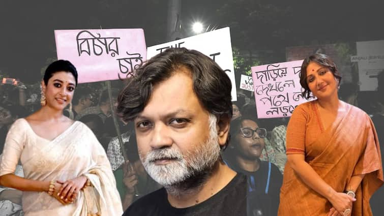 RG Kar News Bengali Film Industry to stand in solidarity with lady doctor protest rally from technicians studio RG Kar News: 'আরজি কর পরিবারের পাশে চলচ্চিত্র পরিবার', ১৮ অগাস্ট টেকনিশিয়ান্স স্টুডিও থেকে প্রতিবাদ মিছিলের ডাক