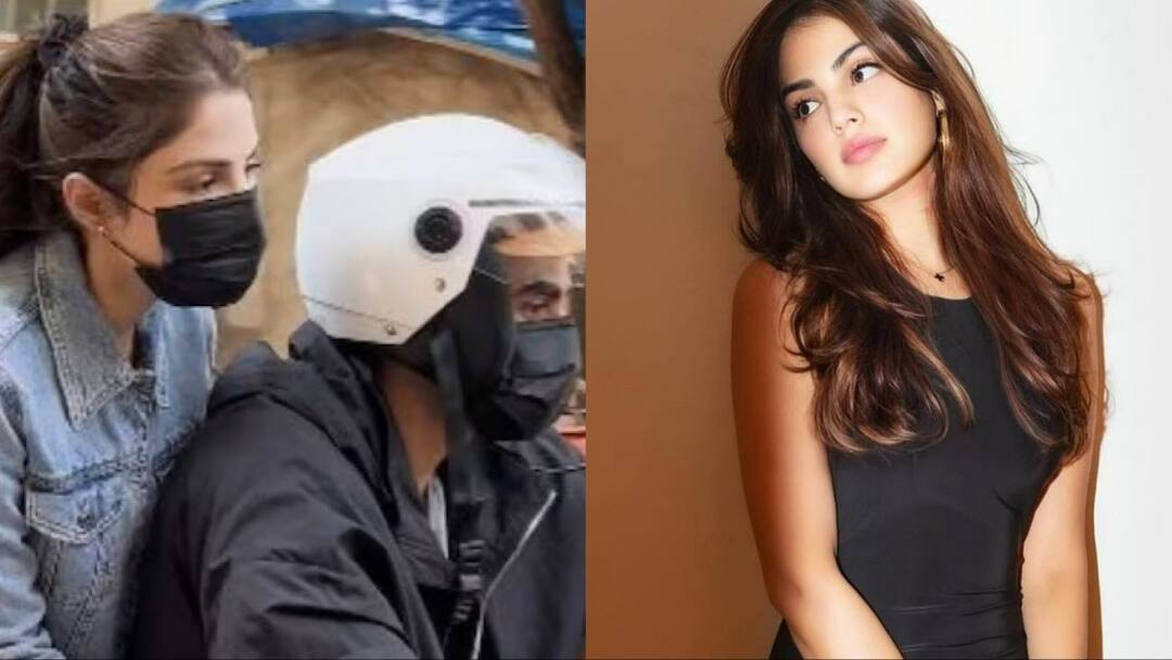 Rhea Chakraborty goes on bike ride with rumored boyfriend Nikhil Kamath gets trolled on social media फेस पर मास्क लगाकर रूमर्ड बॉयफ्रेंड संग बाइक राइड पर निकलीं रिया चक्रवर्ती, यूजर्स बोलें - ‘अब इसकी बारी है..’