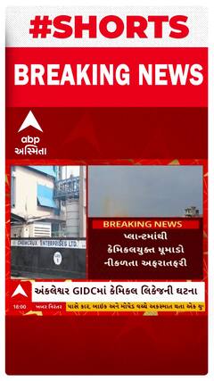 Bharuch | અંકલેશ્વર GIDCમાં પ્લાન્ટમાંથી કેમિકલયુક્ત ધૂમાડો નીકળતા અફરાતફરી
