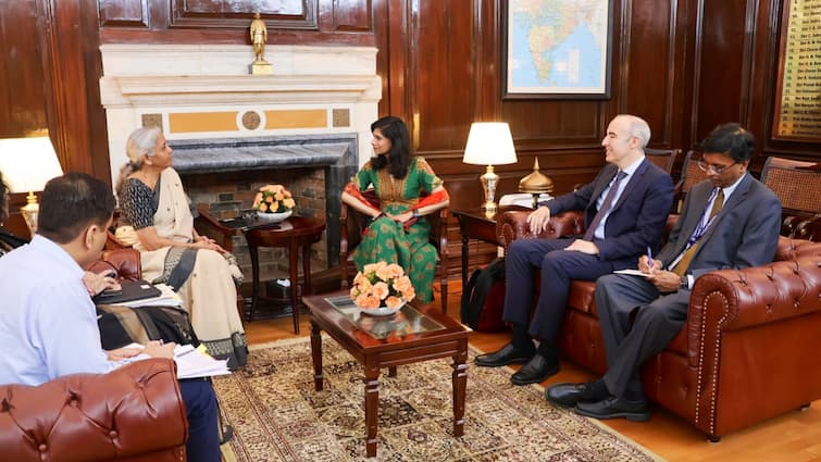 FM Sitharaman IMF India Looks To Strengthen Collaboration India Looks To Strengthen Collaboration With IMF, Says FM Sitharaman