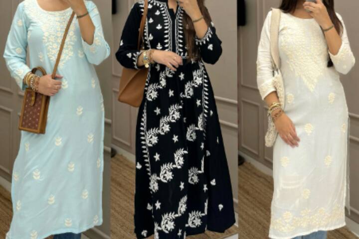 इसके अलावा अगर आप सिंपल कुर्ते पहनना चाहती हैं, तो ये कुर्ते ट्राई कर सकती हैं. इसे पहनकर आप इस रक्षाबंधन पर काफी कुल लगेगी.